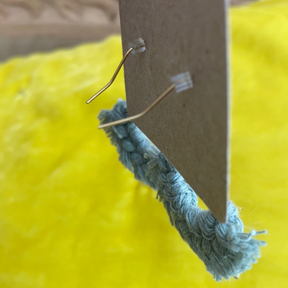 Boho / Macrame Style Earrings in Sage Green, NWOT - Picture 2 of 3